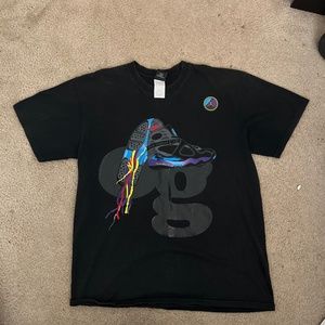 Vintage Air Jordan T-shirt, Black, Large